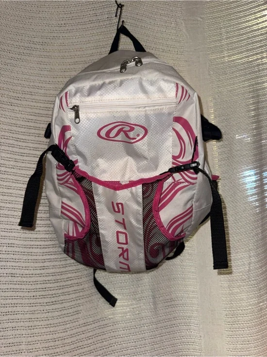 Rawlings White and Pink Storm Women's Backpack