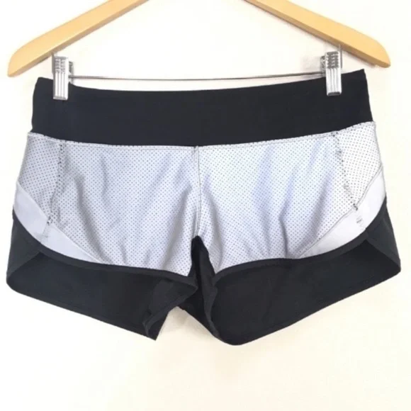 Lululemon Speed Short Special Edition SE Reflective Black Women’s Sz 6‎