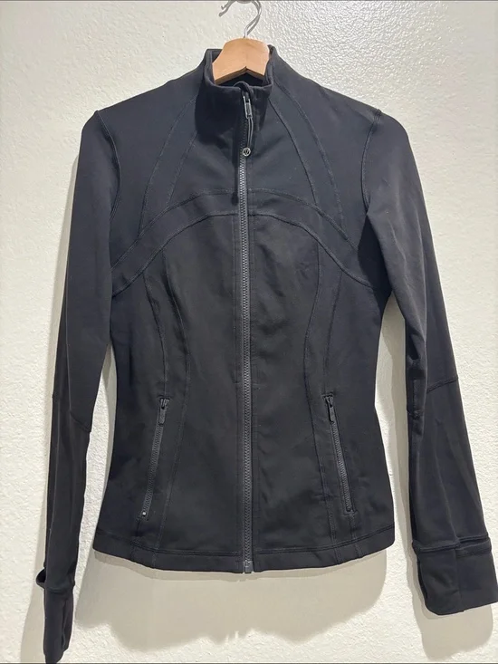 lululemon black define jacket size 6