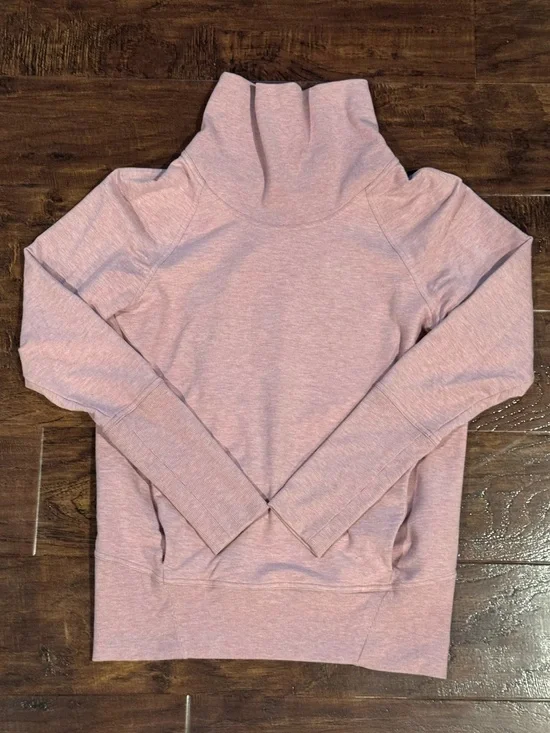 Lululemon High Lines Pullover Heathered Vintage Mauve Size 6