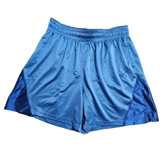 Nike Fly Crossover Basketball Shorts 1X Blue Dri-FIT Mesh DX6460-469