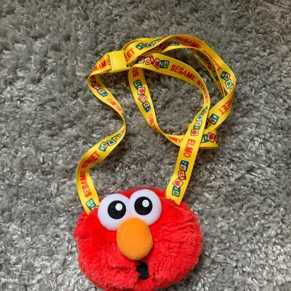 NWT Sesame Street Red Plush Elmo Kids Bag