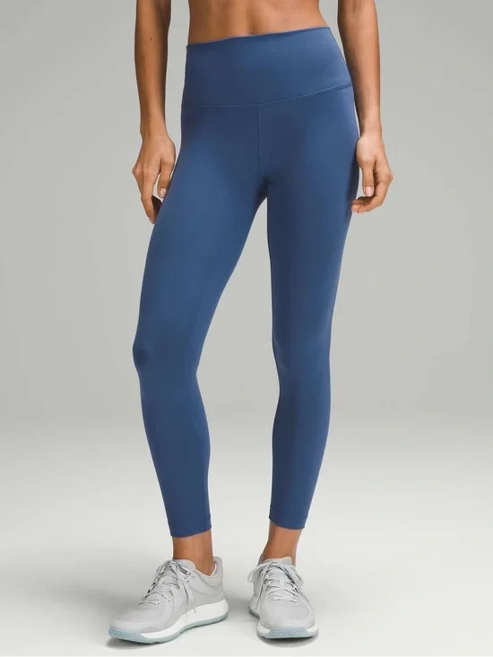 Lululemon Wunder Train High Rise Tight Leggings Pitch Blue Size 14 NWT