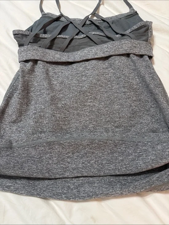 Lululemon Heather Gray Athletic Tank