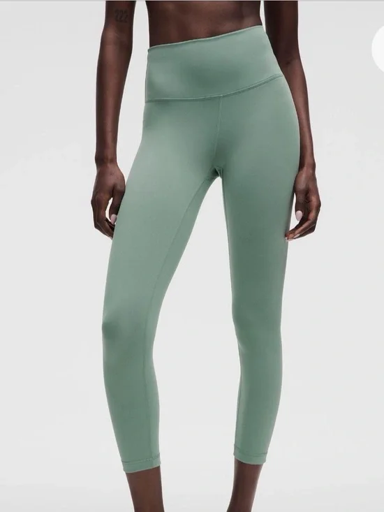Lululemon Wunder Train High-Rise Crop 23” - Sage Green