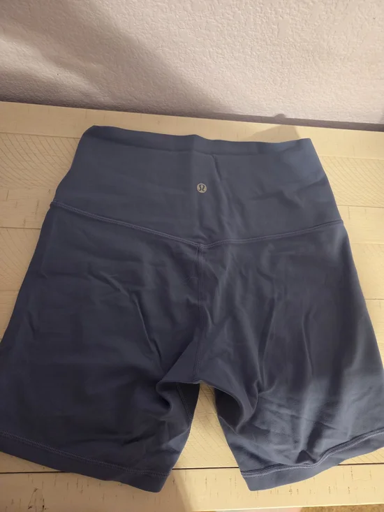 lululemon athletica Light Blue High-Rise Bike Shorts 6