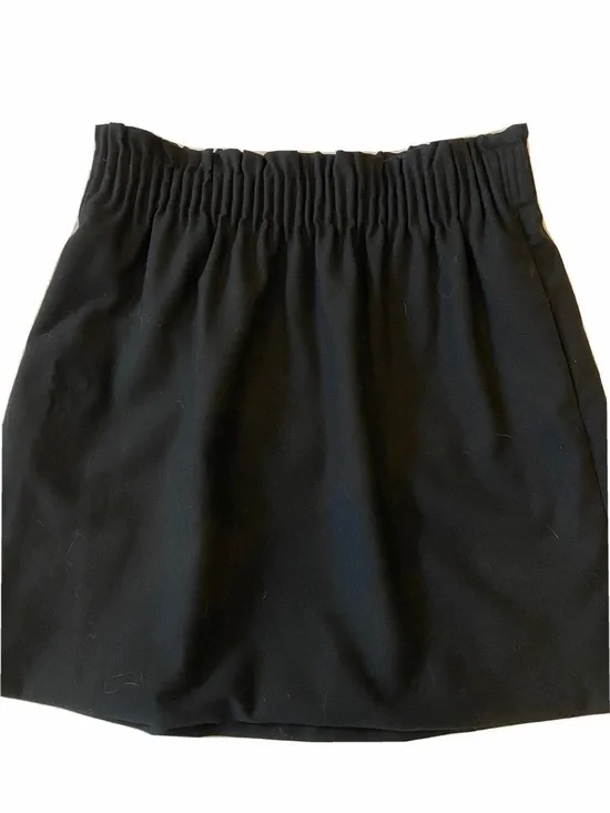 J. Crew Black sidewalk skirt  Mini Skirt wool 00