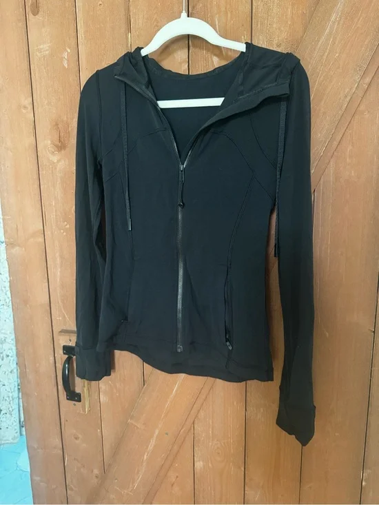 lululemon athletica Black Full-Zip Hooded Jacket