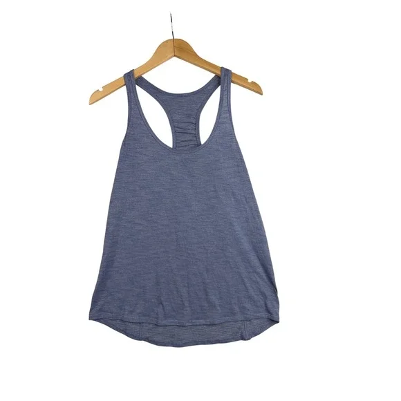 Lululemon Racerback‎ Tank Top size Medium Blue