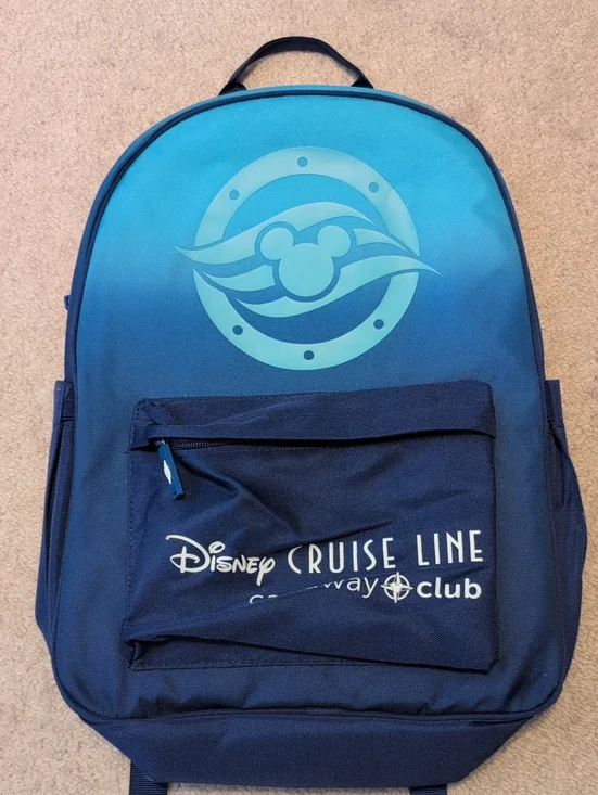 Disney Ombre Teal to Navy Cruise Line Backpack