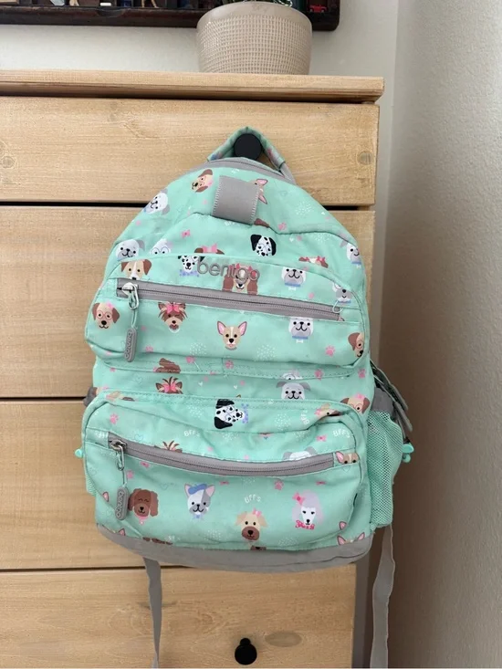 Bentgo “puppy love” kids dog print backpack