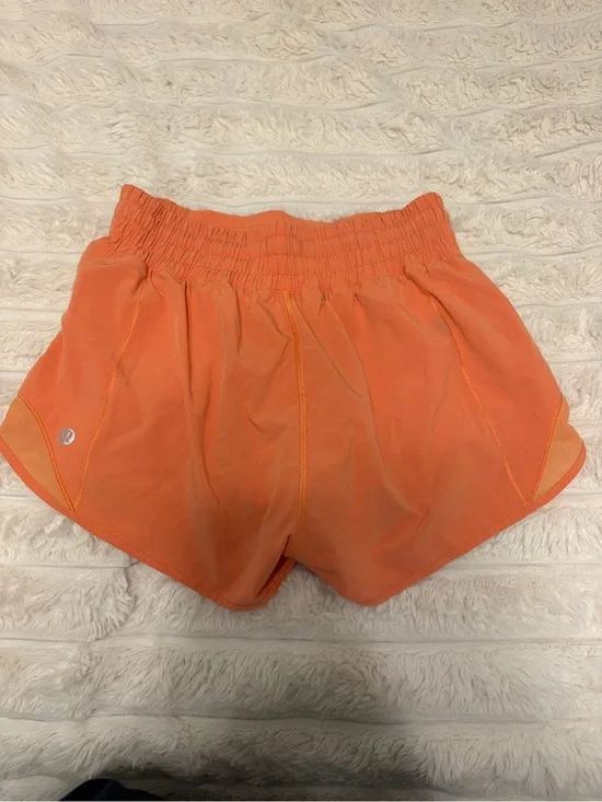 lululemon athletica Bright Orange Women's Athletic Shorts