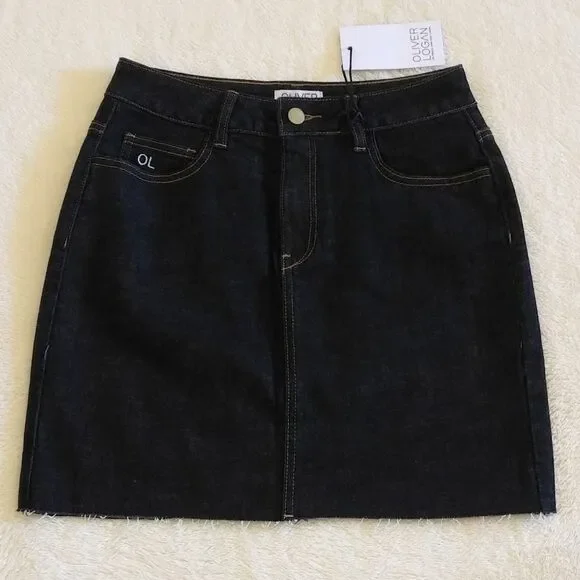 Oliver Logan Dark Wash Seymour Skirt - NWT