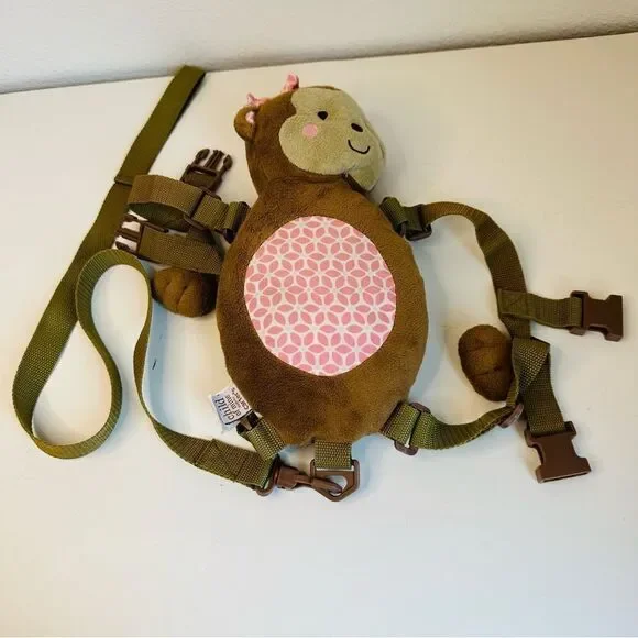 Child Of Mine‎ By Carters Pink Monkey Safety Backpack Harness