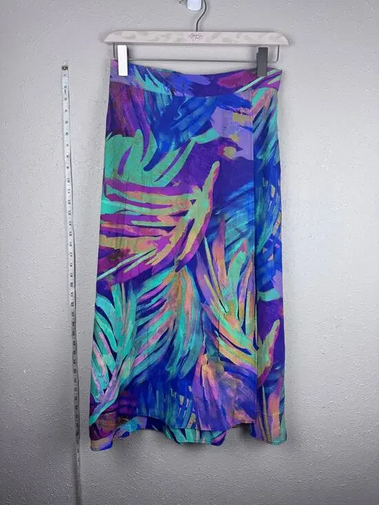 Soft Surroundings Colorful skirt womens size PM