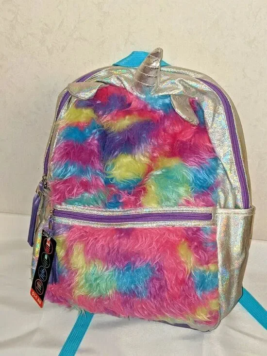 Wonder Nation Unicorn Fuzzy Backpack 17