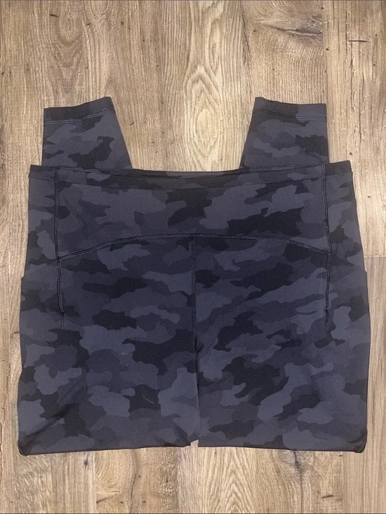 lululemon athletica Black Camo Leggings