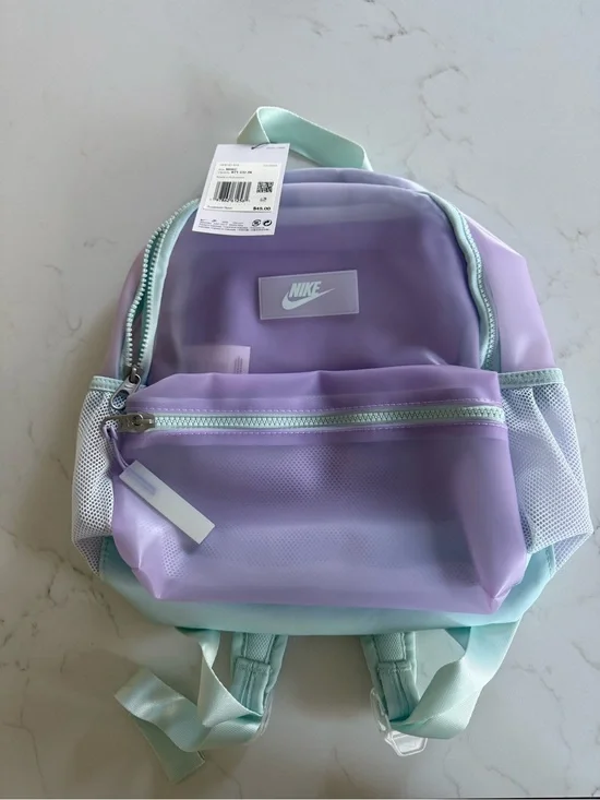 Nike Lavender and Mint Mini Backpack