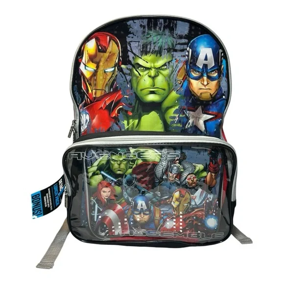 Marvel Avengers Backpack with Detachable Lunch‎ Pack