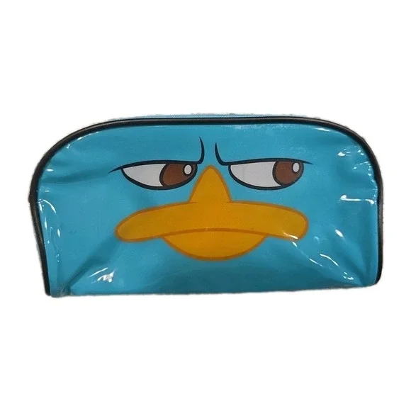 Disney Phineas‎ and Ferb Cartoon Show Kid School Crayon Perry PENCIL POUCH CASE
