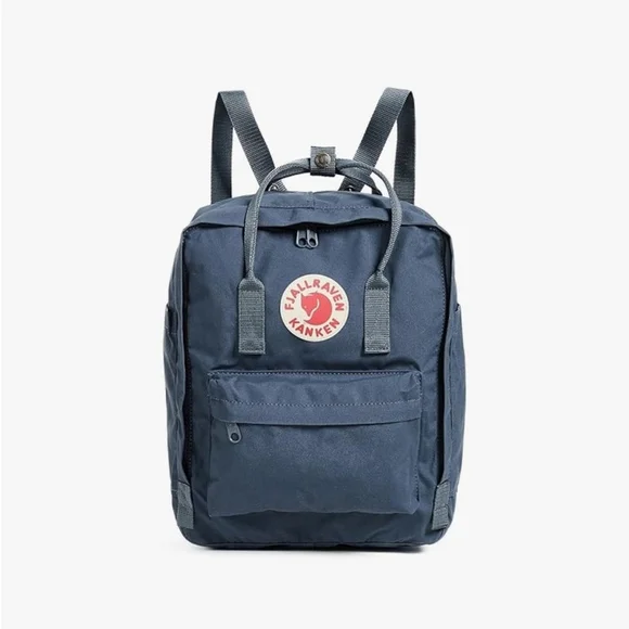 Fjallraven Kanken Small Backpack Double Handle Navy Bag Blue