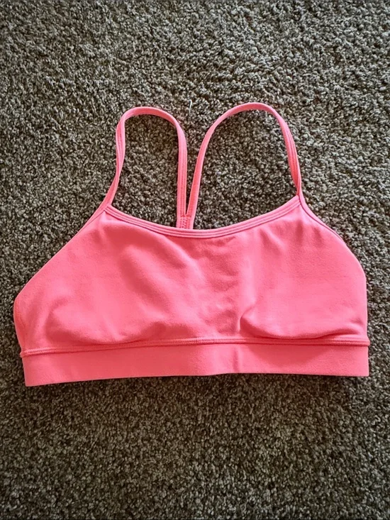 lululemon athletica Pink Strappy Sports Bra Size 8