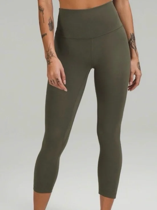 lululemon athletica Align 23” Olive Leggings