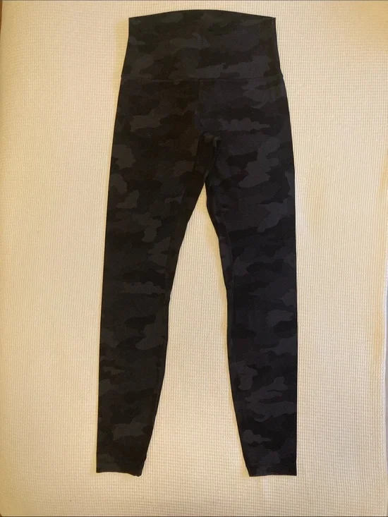 lululemon athletica Women's High-Waist Camo Leggings - Black/Charcoal