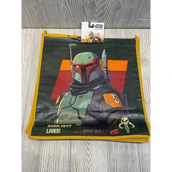 Star Wars The Book of Boba Fett Reusable Shopping Bag Tote Disney+ Legacy 315046