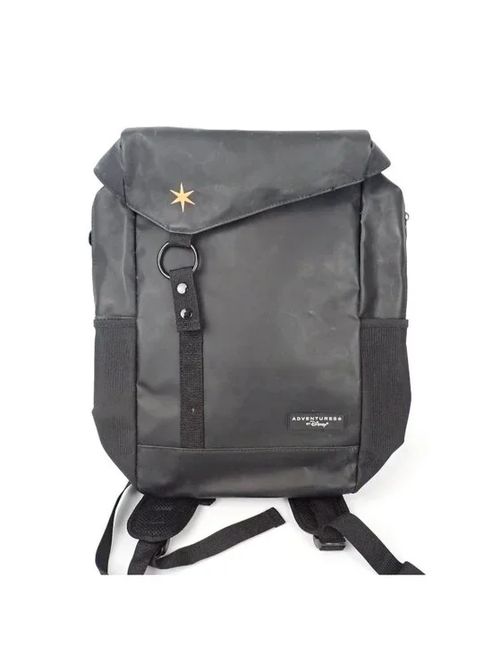 Disney Adventures Parks Black Backpack – Made From Recycled Plastic Bottles