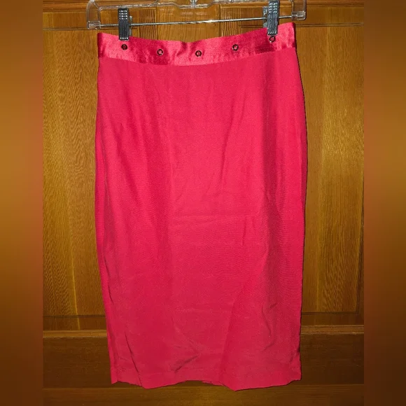 Fleur Du Mal Silk Midi  Skirt Size 2