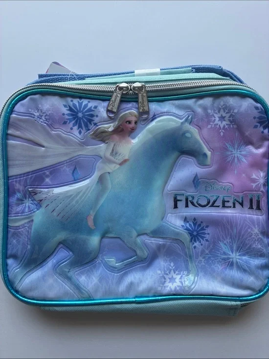 Disney Frozen II Elsa on Nokk Lunch Bag - Lavender & Aqua
