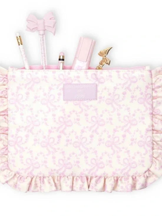 LoveShackFancy x Target - Yoobi Blooming Heirloom Flat Zip Pencil Case