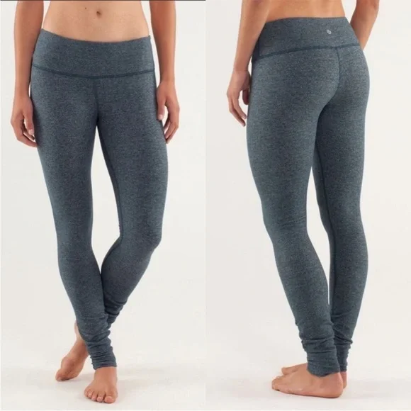 Lululemon Wunder Under Pant in Herringbone Alberta Lake
