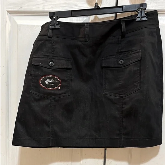 Georgia Bulldogs woman’s Black Mini Skirt large
