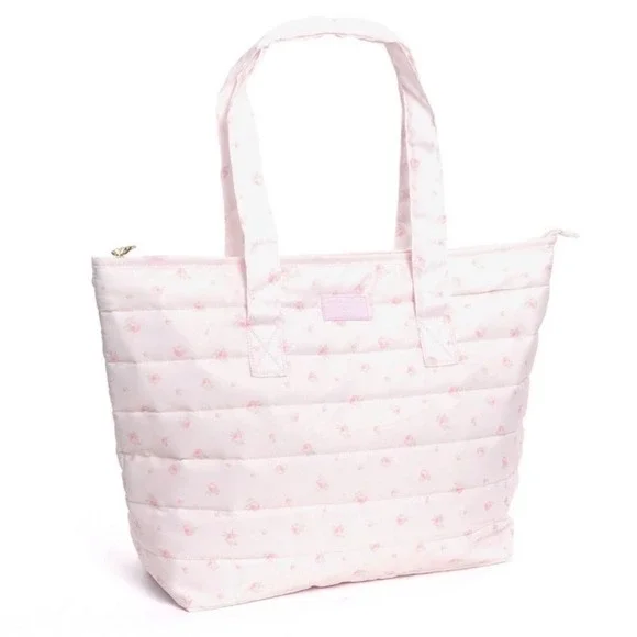 Love Shack Fancy Target Tote Bag Blooming Heirloom Ditsy Floral Ballet Quilted