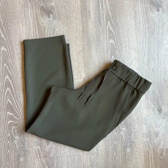 lululemon athletica Straight Leg Joggers in Olive Green