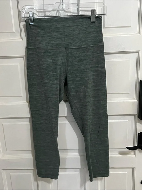 lululemon athletica Heathered Sage Green Leggings