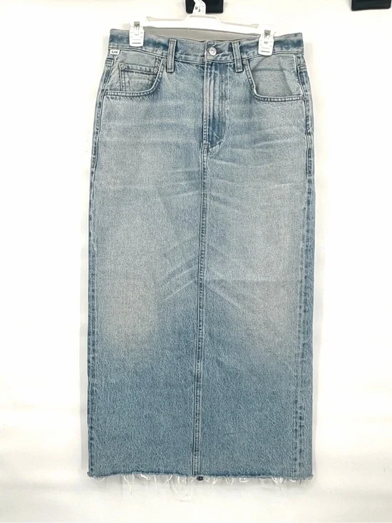 Citizens of humanity nwot Verona column skirt brisk light wash skirt