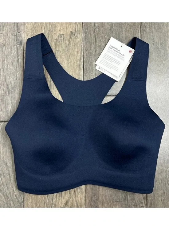 Lululemon NWT Go Further Bra with Support Code Technology True Navy