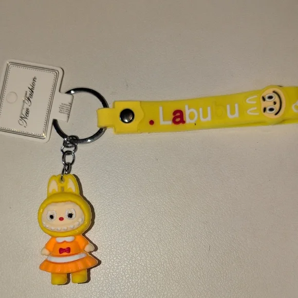 Yellow  Monster Keychain