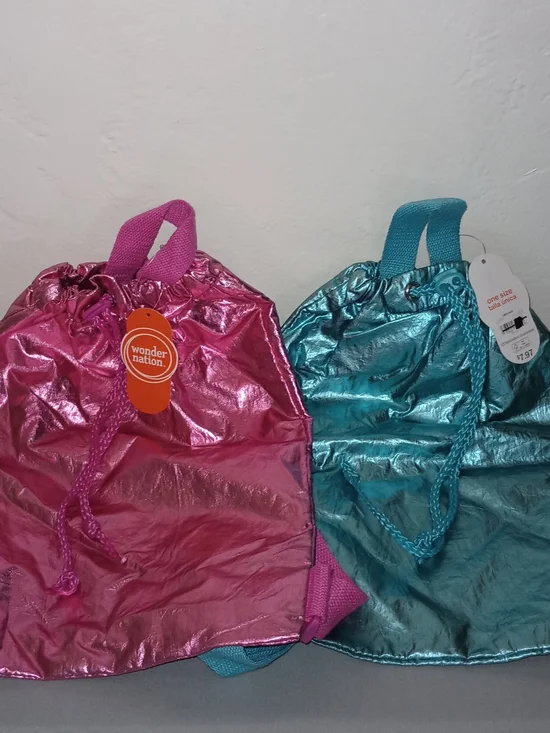 Wonder Nation Girls' Cinch Sack Backpacks (2)