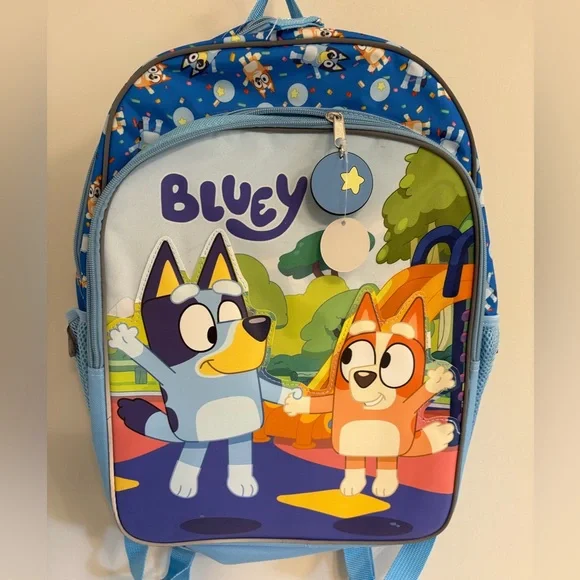 NEW Bluey & Bingo Backpack School Bag w/Laptop Sleeve