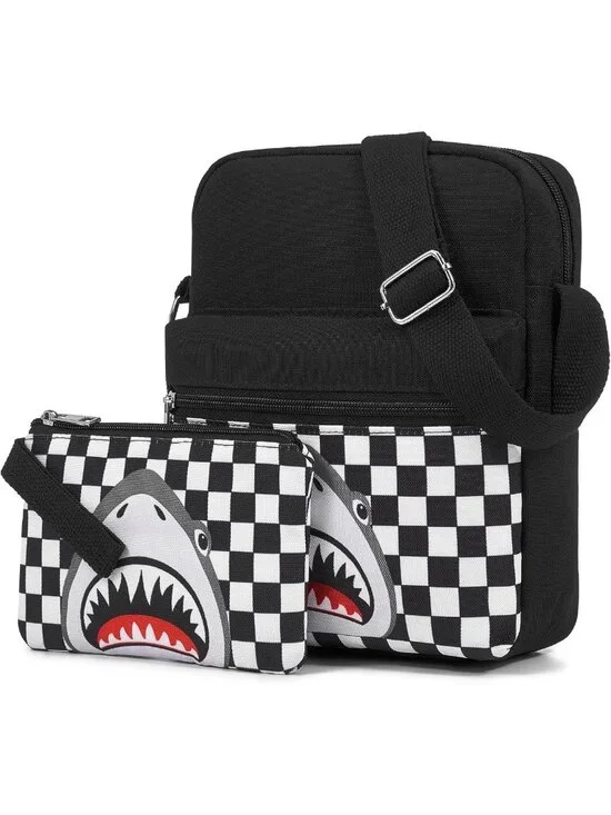 Stylish 2pcs Canvas Crossbody Purses Set | Versatile Messenger Bags for Everyday