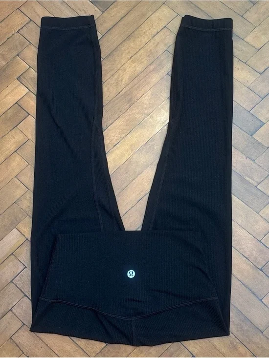 Lululemon Align Ribbed High Rise Crop Leggings 23
