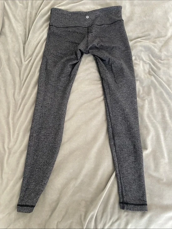 lululemon athletica Dark Gray Girls' Seamless Leggings