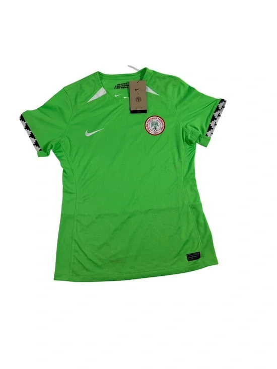 Nike Nigeria football. Gren soccer jersey. Women's size M Dri-Fit. New With Tags