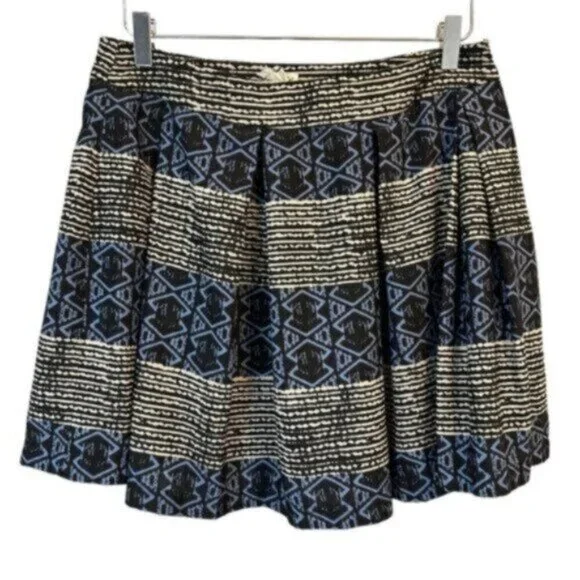 Madison Jules | Women's Batik Style Print‎ Pleated Full Skirt Size Large
