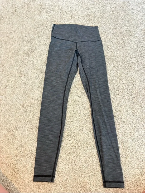 lululemon athletica Heathered Charcoal Gray High-Rise Leggings
