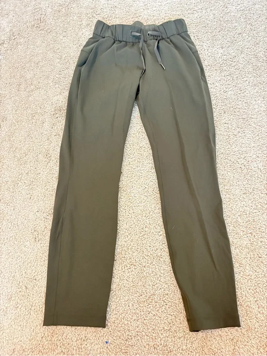 lululemon athletica Olive Green Drawstring Joggers